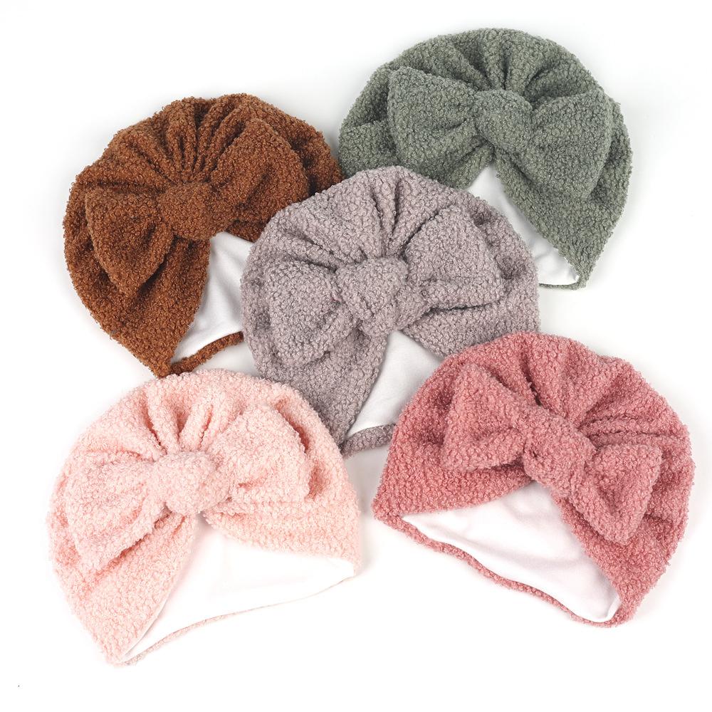 Warm Baby Hat Thick Fabric Baby Girl Boy Hats Winter Infant Newborn Beanies Kids Bonnet Hats Baby Accessories