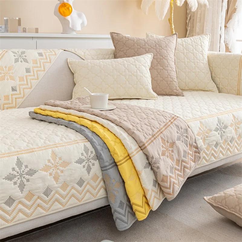 Bohemia Cotton Sofa Covers for Living Room Non-Slip Sofa Cushion Towel Universal for All Seasons Sofas Slipcovers Back Towel