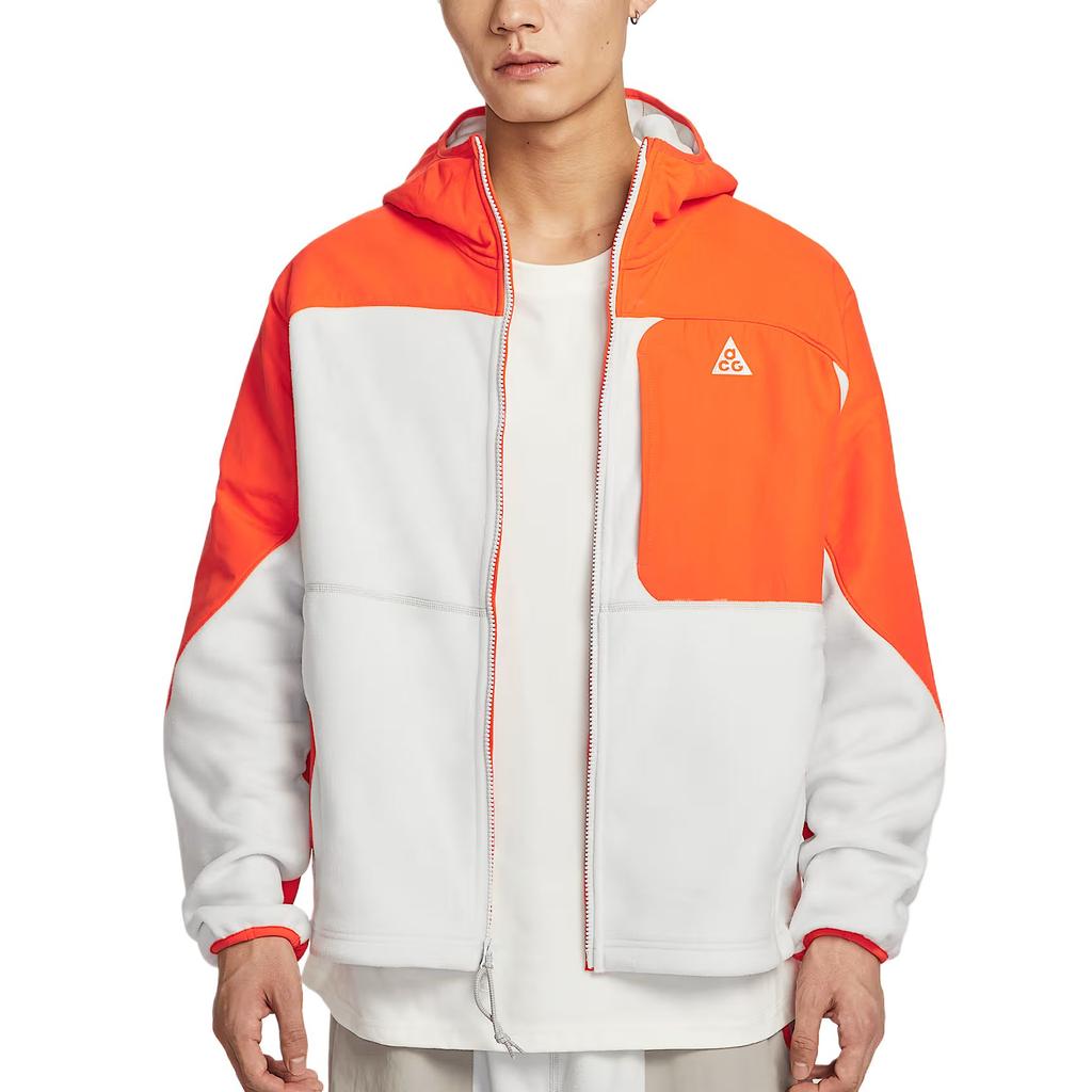 Nike ACG Wolf Tree Polartec Zipper Loose Breathable Hooded Long Sleeve Jacket Men jackets HJ2459-819