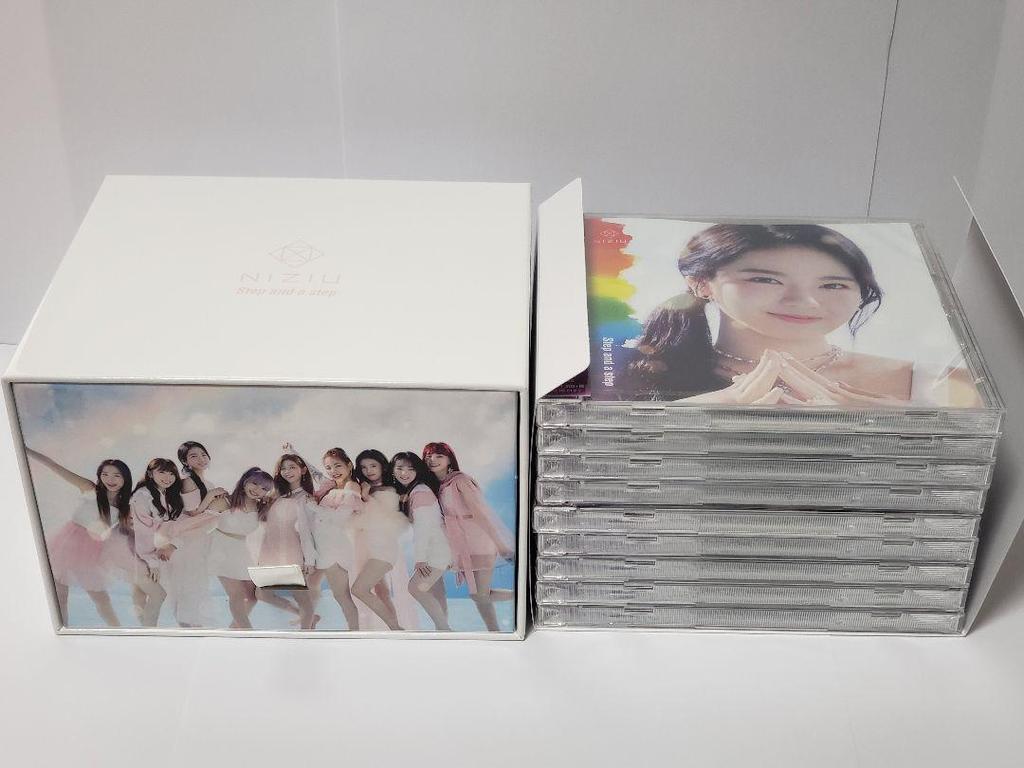 [USED] NiziU Step and a Step WithU Limited Edition 9 Types BOX
