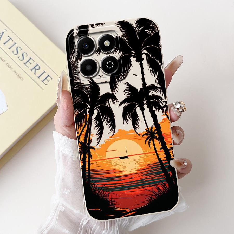 For Honor X6a Case WDY-LX1 Capa Cute Cartoon Soft Silicone Cover For HonorX6a X 6B X6 b Shell Matte Len Proective Phone Fundas