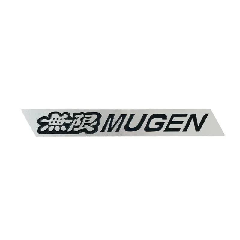 3D Aluminum Alloy Mugen Logo Rear Trunk Fender Emblem Badge Car Sticker Decals For Honda Civic Type R Accord Integra CRV Fit
