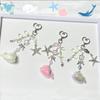 Y2K Whale Shell Starfish Lanyard Phone Charms Ins Style Beaded Keychain Mobile Phone Camera Charms for Girl Gifts