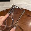 Luxury Plating For Magsafe Magnetic Clear Case For Samsung S25 Ultra S24 FE S23 Plus S22 S21 S20 Note 20 Lens Protection Cover
