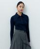 MAKE A TOAST Soft Mix Collared T-Shirt (Navy) Mbfsto025Nv