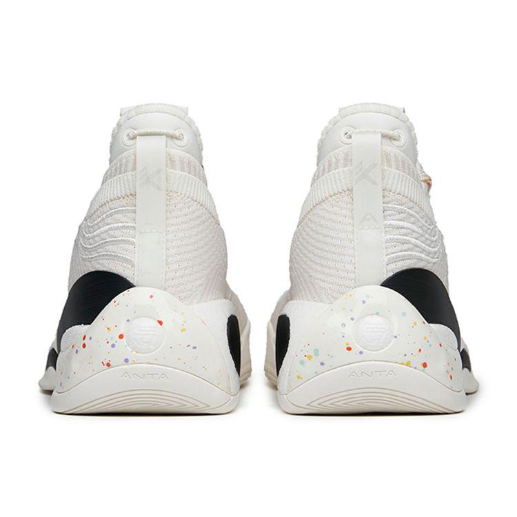 Anta Klay Thompson KT7 Low Easter Men Sneakers White Orange Black 112221102-3
