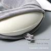 Solid Color U-Shaped Neck Pillow for Travel, Car, Office, or Napping - Cervical Support & Customizable Gift Option