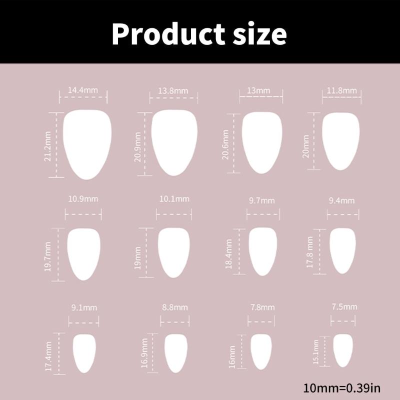 24 Pezzi Unghie Finte Press On French Tip Corte Gradiente Viola Scintillante Forma Mandorla Unghie Finte da Incollare sulle Unghie per Donne Regalo