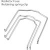 3Pcs Radiator Hose Retaining Spring Clip, Horse Shoe Clip Clamp for BMW E39 E38 E60 E90 745Li X5 E46 (3)