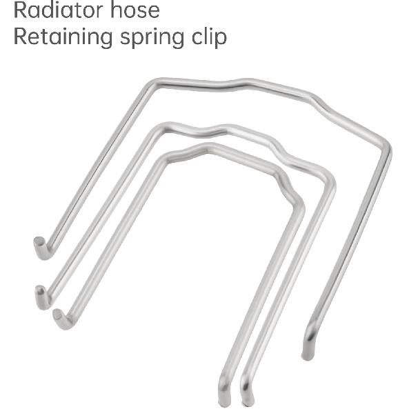 3Pcs Radiator Hose Retaining Spring Clip, Horse Shoe Clip Clamp for BMW E39 E38 E60 E90 745Li X5 E46 (3)