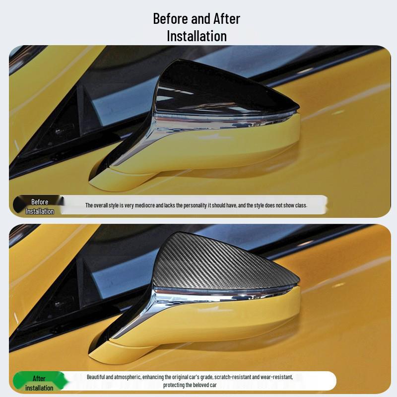 Autocolante Oglindă Retrovizoare din Fibră de Carbon Lexus ES/LS/LC