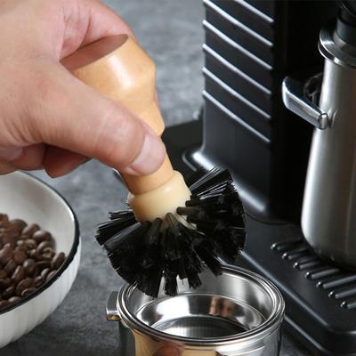 51/54/58mm Coffee Cleaning Brush Espresso Coffee Grinder Machine Portafilter Cleaning Brush Cleaners Wood Dusting Barista Tools