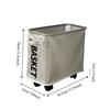 Wheeled Trolley Wheeled Clothes Basket Multifunctional Storage Basket  Storage Solution