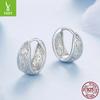 Retro Lace Ear Buckle Women, Simple And Elegant Temperament S925 Sterling Silver Earrings Earrings