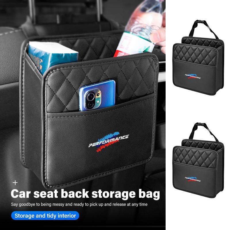 Car Seat Back Storage Box Hanging Bag Multifunctional Auto Interior Supplies For BMW 5 Series G30 G31 G32 G38 2021 2020 2019