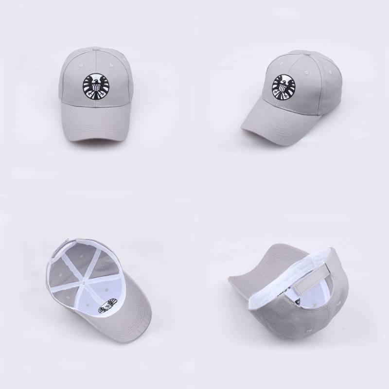Agents Of Shield Cartoon Grey Baseball Caps Outdoor Casual Hats Women Men