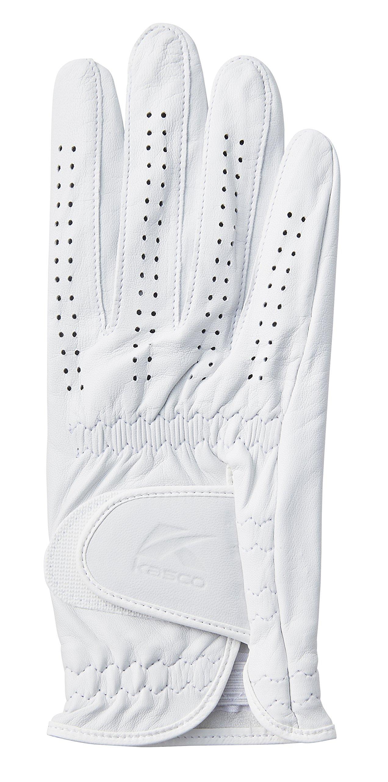 

Kasco SILKY FIT Golf Regular Size 26cm Gloves, (Right-Handed), Men s, GF-17251R, White, белый