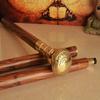 Victorian Walking Stick, Brass Handle Wooden Walking Cane, Father's Gift, Grandfather's Gift, Mother's Day Gift, Sturdy Walking Cane 37"
