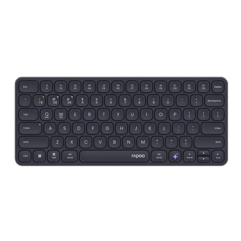 Rapoo E9000G AI Ultra-thin 78-Key Multi-mode Wireless Keyboard