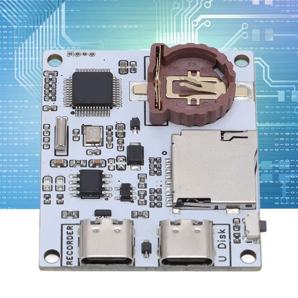 USB Serial Port Recorder Module, USB to Memory Card Timestamp TXT File Archive, Serial Data Logger Module with Dual LED Indicator
