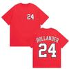 2026 Hot Movie Heated Rivalry Hollander 24 Graphic T Shirt Mens Womens Luxury Fashion Cotton Oversized Tshirt Street Wear Y2K