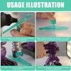 DIY Car Body Restoration Dent Repair Kit With Clear Plastic Pulling Tabs Multiple Depth Adaptability Home & Workshop Use