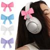 2PCS Bow Shape Headset Attachment 3D Earphone Charms Universal Headphone Accessories  Girls