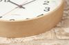 KATOMOKU Plywood Clock 2 Wall Clock with Continuous Second Diameter Cm Radio km-42MRCS Hand, 25.2 (SKP Clock)