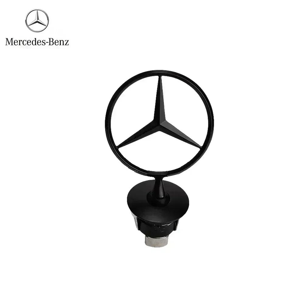 New W201 W220 2025 Hot For AMG Car Mercedes benz AMG Star Bonnet-Badge Car Hood Front Chrome Logo Hood Marking for Mercedes1 LY4