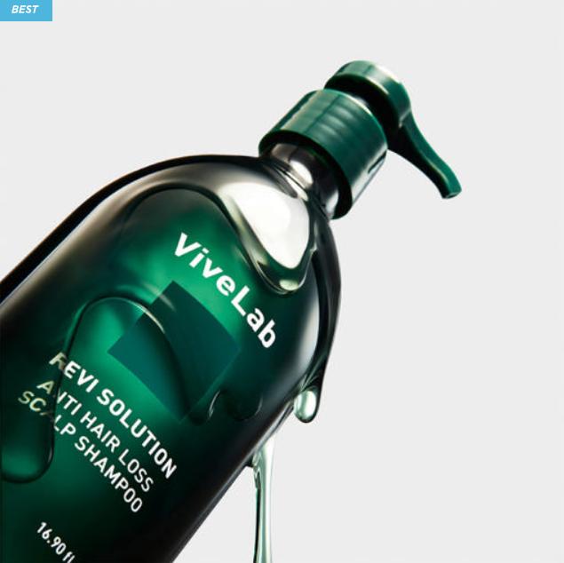 ViveLab 4 Weeks Solution Green Hair Loss Shampoo Woody Floral Musk (300ml / 500ml)