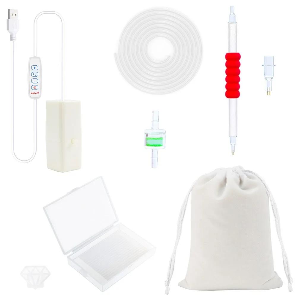 DIY Craft Vacuum Diamond Painting Pen Kits Beading Plates USB Cable Electric Diamond Suction Tool with Storage Bag
