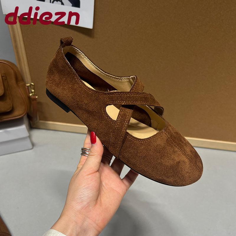 Fashion Flock Footwear Ladies Mary Janes Flats Slip On Shoes Casual Female Shallow Fashion Round Toe Women Flats With Shoes