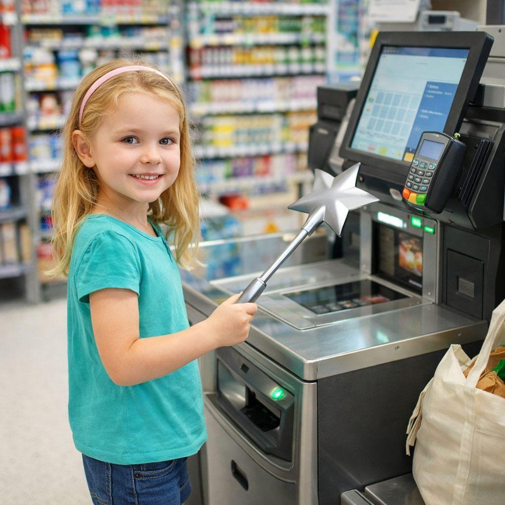 3D Printed Star Wand Tap To Pay Star Magic Wand Credit Card Holder Contactless Payment Card Holder Portable
