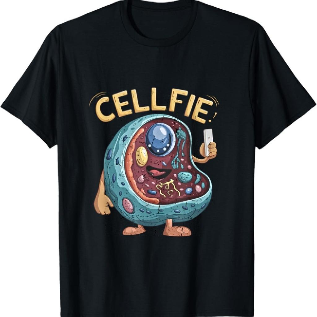 Cell Fie Funny Design Science Biology Teacher T-Shirt