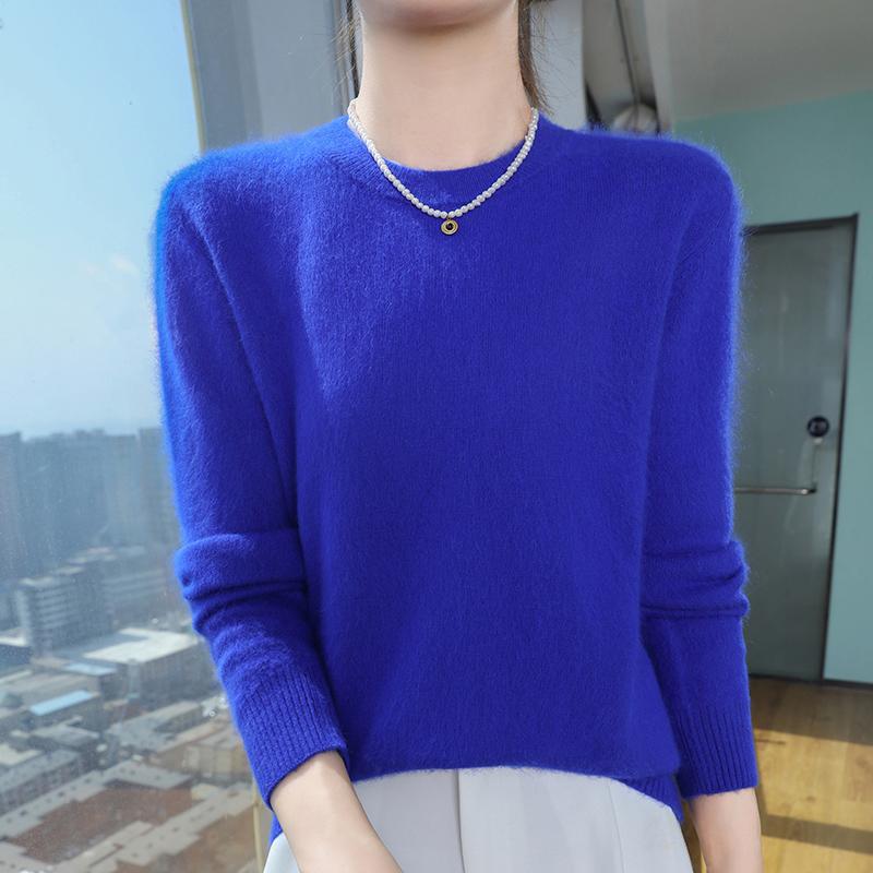 Γυναικείο Πιο Ζεστό Πουλόβερ Μινκ Επένδυση από Πολικό Φλις Υπερβολικά Άνετη Χειμερινή Μπλούζα