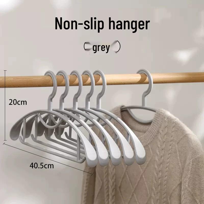Anti-Shoulder Non-Slip No-Trace Clothes Hanger for Dorm & Home