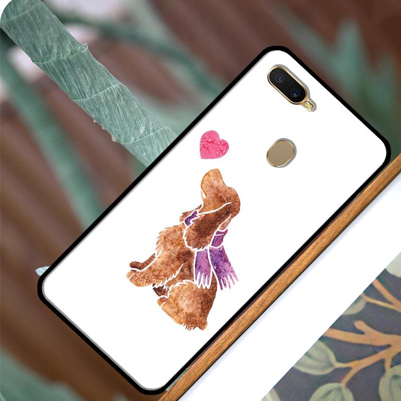 Étui pour chien Cocker Spaniel anglais pour OPPO A83 A91 A93 A1K A15 A3S A54 A74 A94 A5 A9 A31 A53 A52 A72 A53S Coque arrière