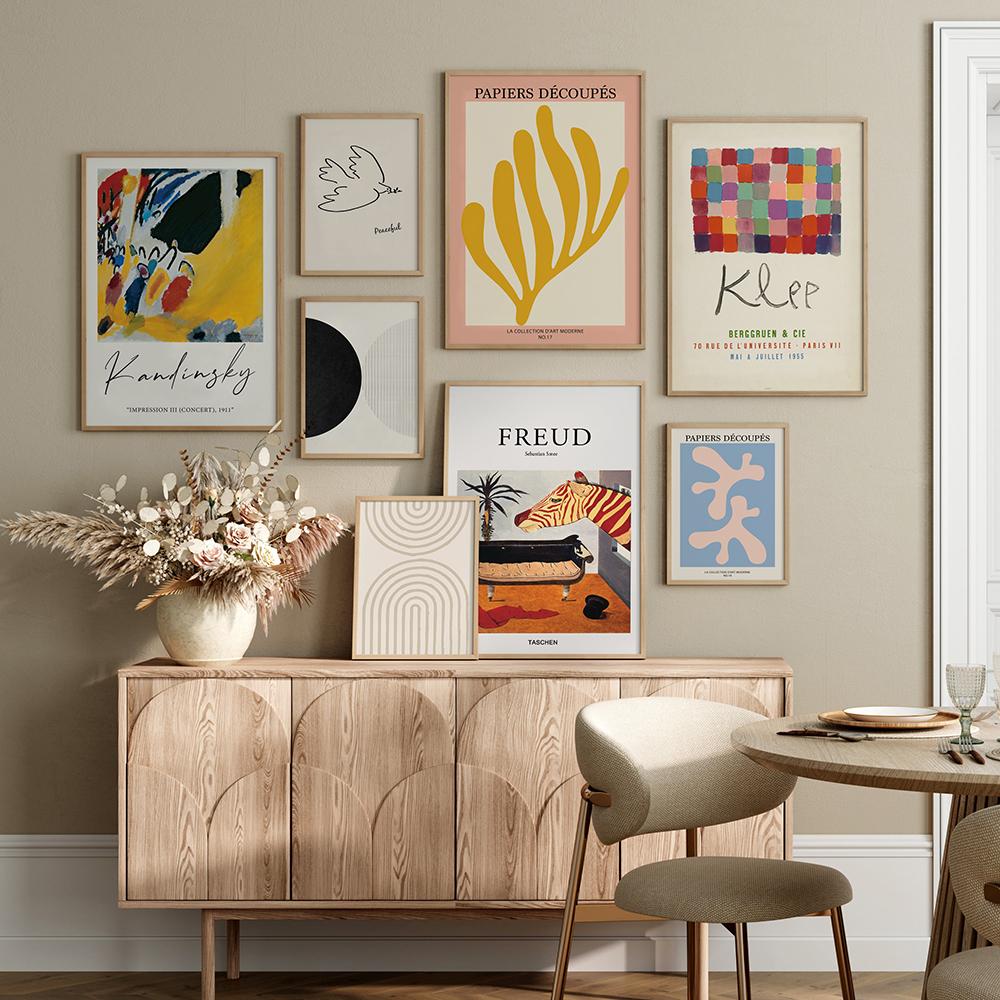 

Матисс Пауль Клее Пикассо Линия Стены Искусство Холст Живопись Галерея Скандинавские плакаты и принты Настенные картины для декора гостиной (с рамой)