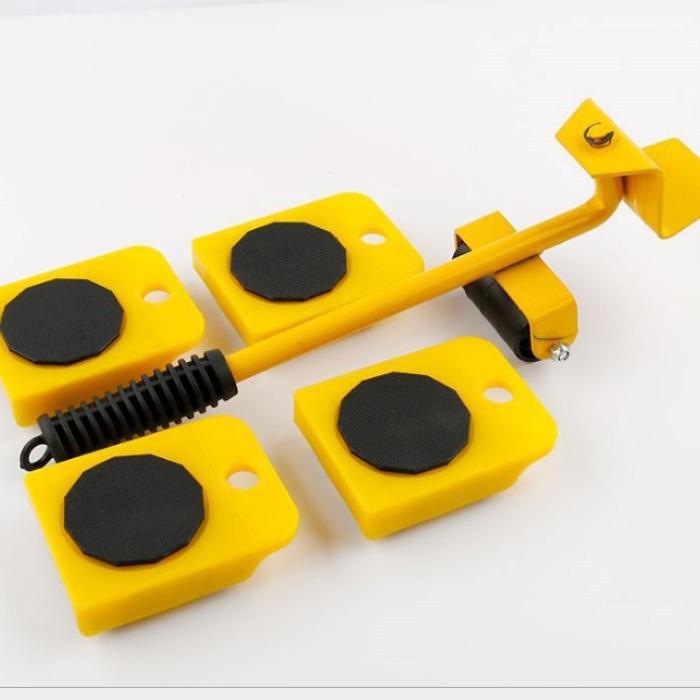 

Сверхмощный подъемник для мебели, транспортировочный инструмент, набор для перемещения мебели, 4 ролика перемещения, 1 колесная штанга для подъема, помощник для перемещения мебели Ordinary paragraph