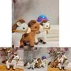 Realistic Horse Plush Toy With Pp Cotton Filling Soft Short Fur Keychain Gift For Girls