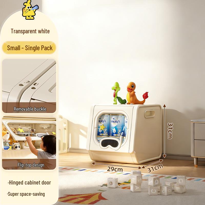 Living Room Large Capacity Plastic Storage Cabinet for Clothes, Snacks, and Toys