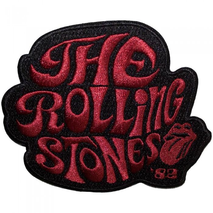 The Rolling Stones Â´82 Swirly Logo Iron On Patch