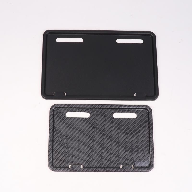 1Pcs Universal Electric Bicycle Stainless Steel License Plate Holder Frame Anti-theft Protective Cover Motorcycle License Plate