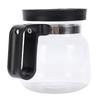 16 Oz Coffee Pot Mug Clear Borosilicate Glass Coffee Pot Tea Cup Mug with Silicone Spill Proof Lid Comfortable Handle for Teas Chocolate