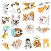 50PCS Cute Cartoon Puppy Stickers: Waterproof Decorative Decals for Phone, Tablet, Laptop, and Refrigerator