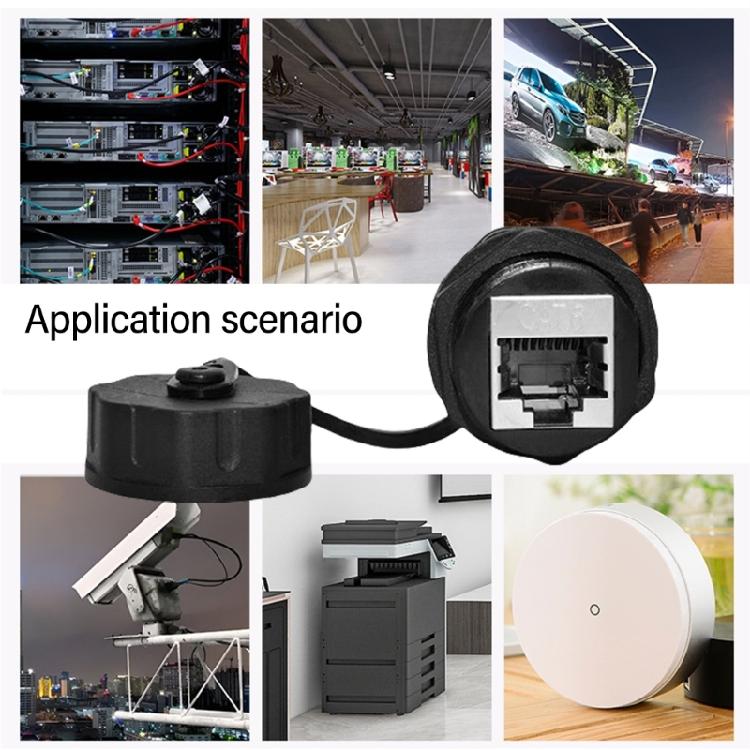 IP68 Rateds RJ45 Networking Cable Connectors for Secure Outdoor Installations and Fast Speed Data Transfer