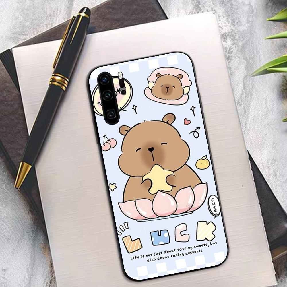 

Capybara Cartoon Phone Case For Huawei P 8 9 10 20 30 40 50 Pro Lite Psmart Honor 10 Lite 70 Mate 20lite Huawei P30