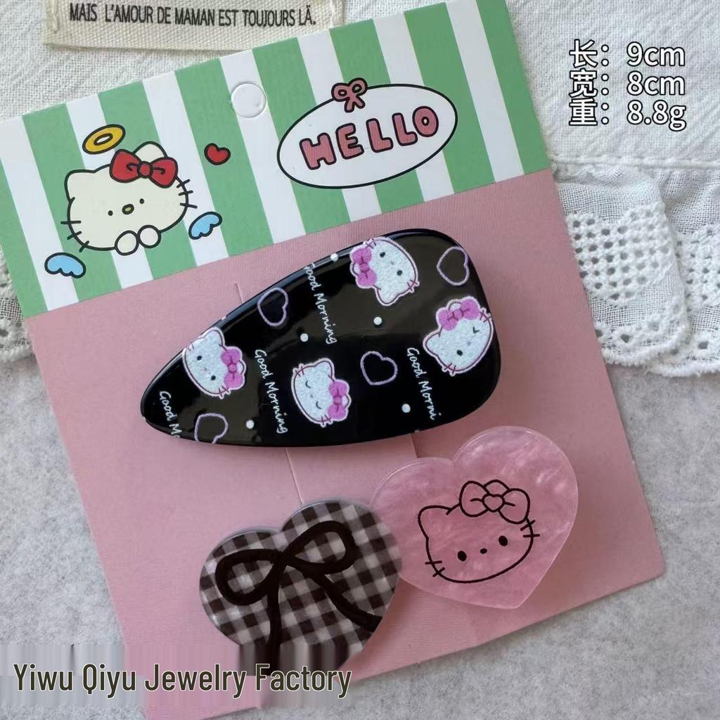 Cute Kitty Cat Rocking Hair Clip for Baby and Children's Bangs