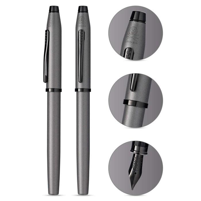Cross Century II Fountain Pen - Gunmetal Gray - Premium Gift Box - Fine Nib