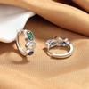 High-End Light Luxury, Unique Retro Earrings, National Style Earrings, Zircon Earrings, Trend Stud Earrings, Ear Buckles.